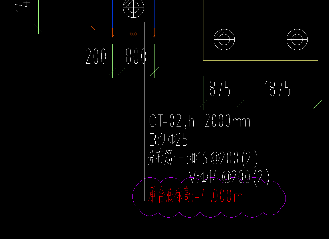 承台怎么画