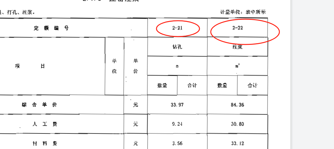 注浆工程
