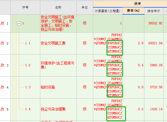 造价下浮