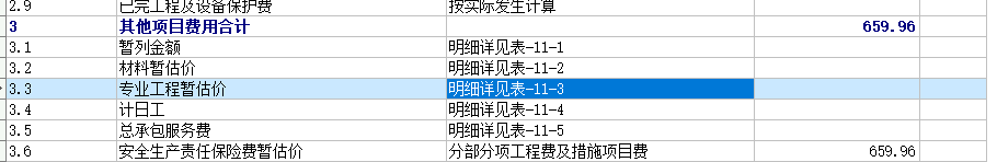 暂估价