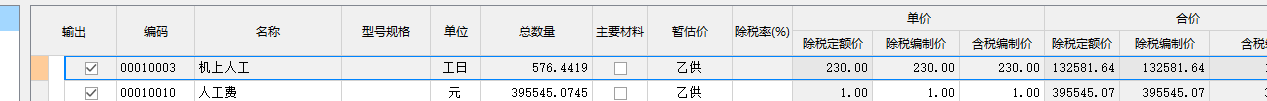 人工费