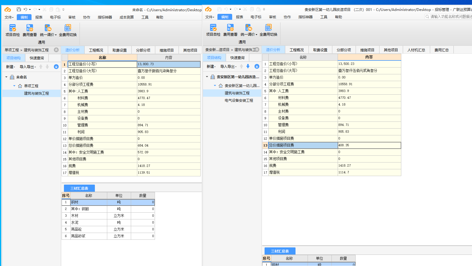 安全文明施工费