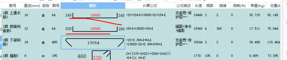 侧面钢筋