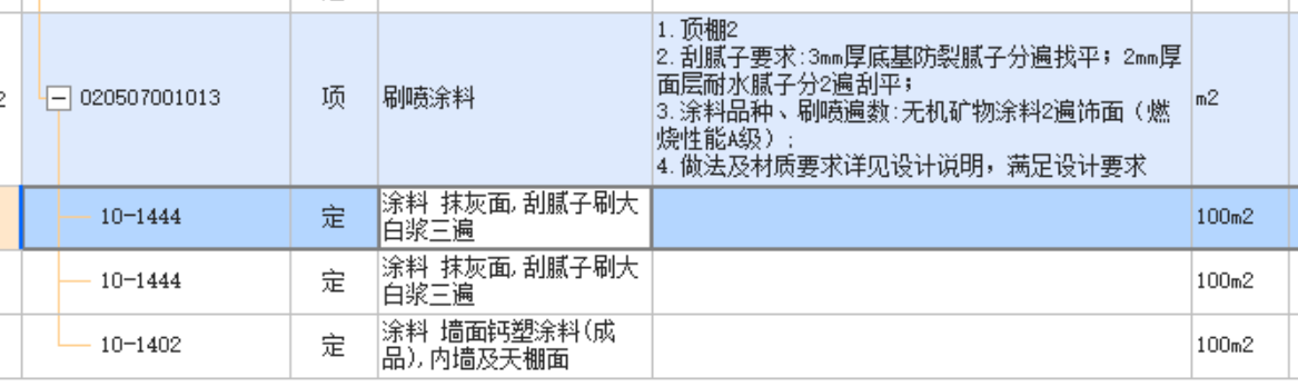 项目特征
