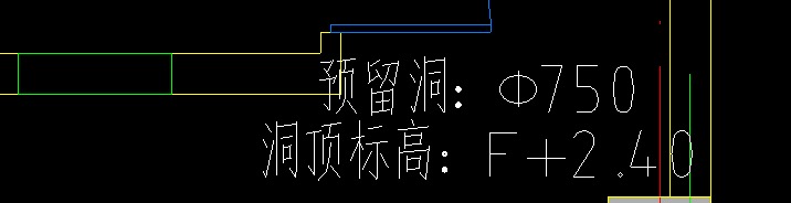 预留洞