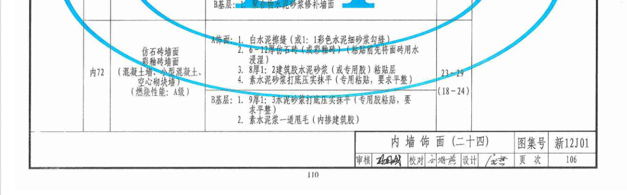 块料墙面