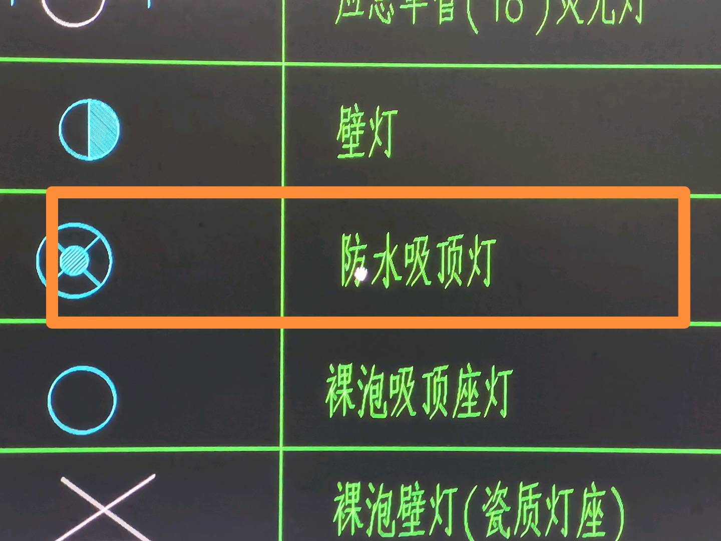 各位老师,电气专业中的防水吸顶灯