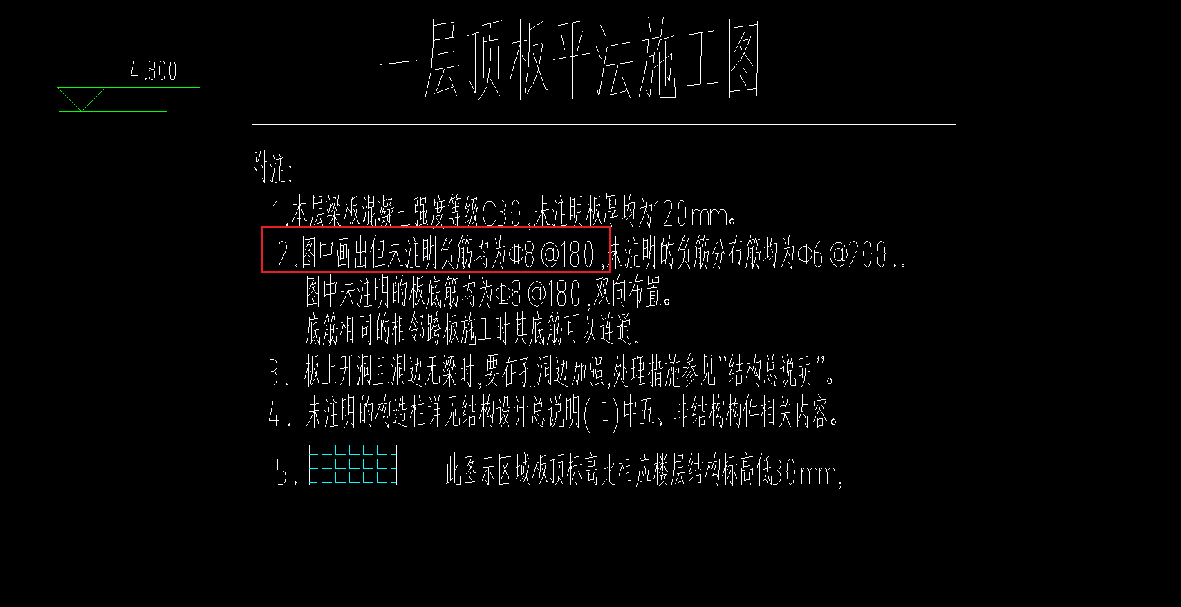 负筋
