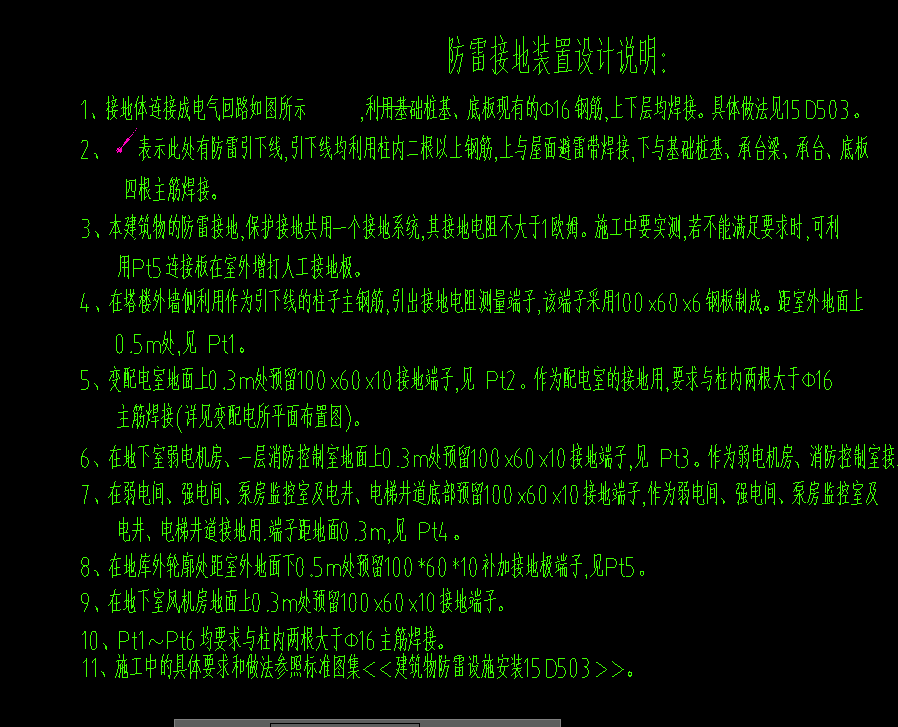 基础防雷
