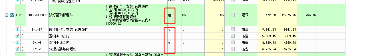 子目
