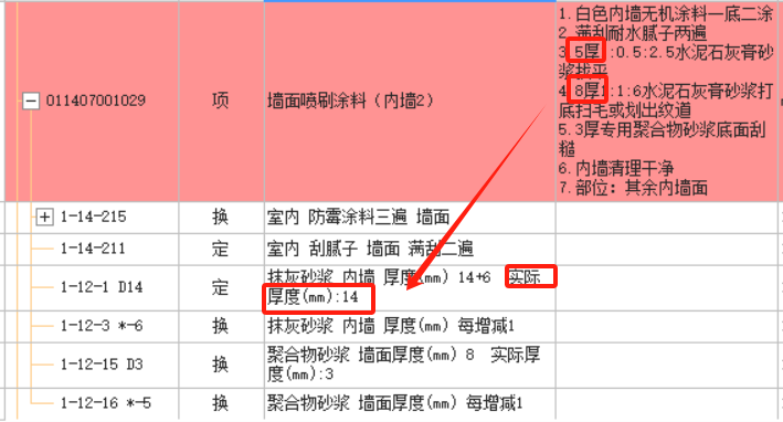 项目特征