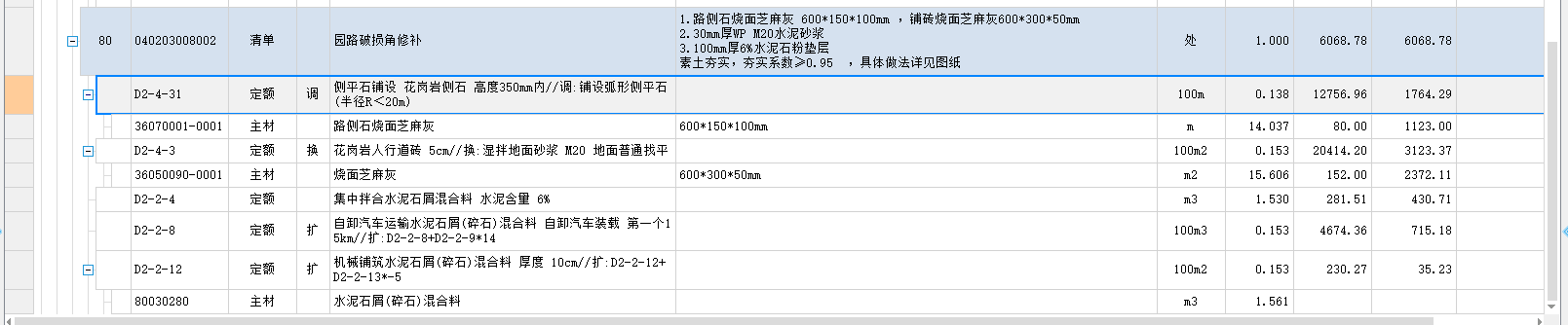 定额
