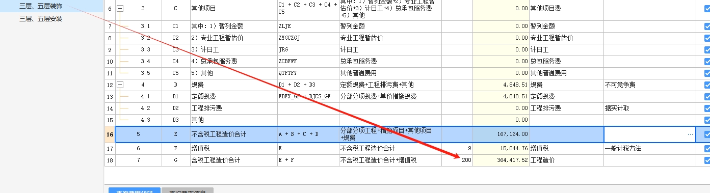 总价