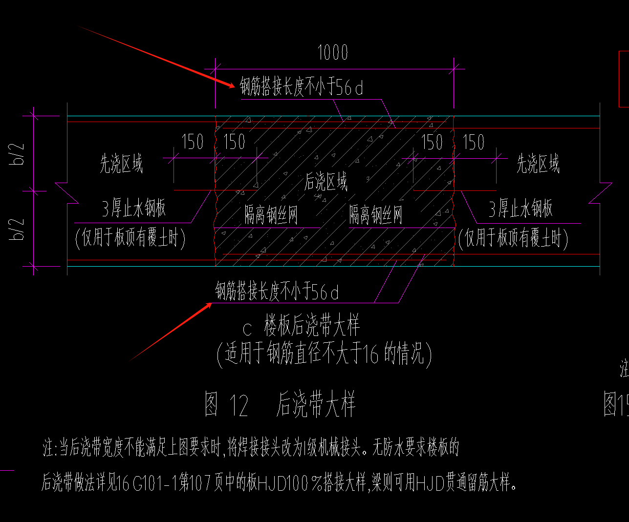 后浇带