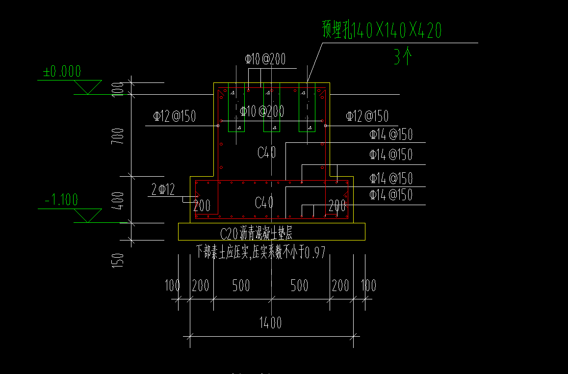 圆形设备基础钢筋