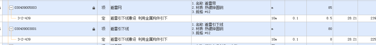 两项清单