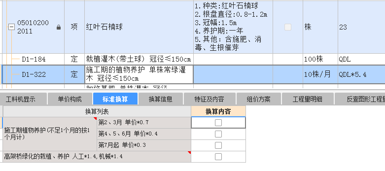 换算