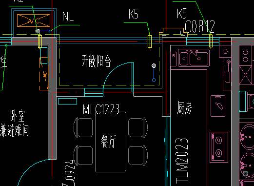 主体结构外的阳台