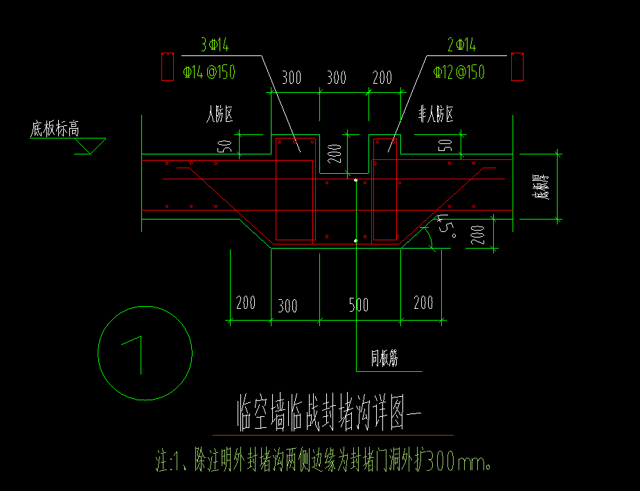 筏板变截面