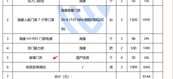 套清单