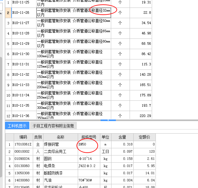 钢套管规格