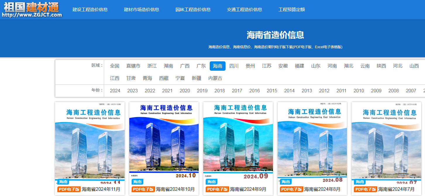 载信息价