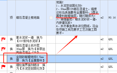 金刚砂定额