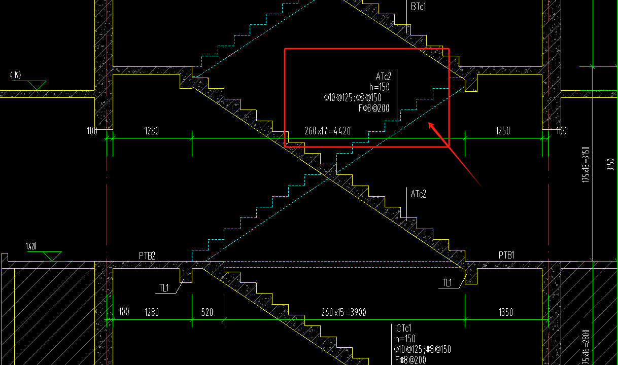 楼梯钢筋这样标注怎解