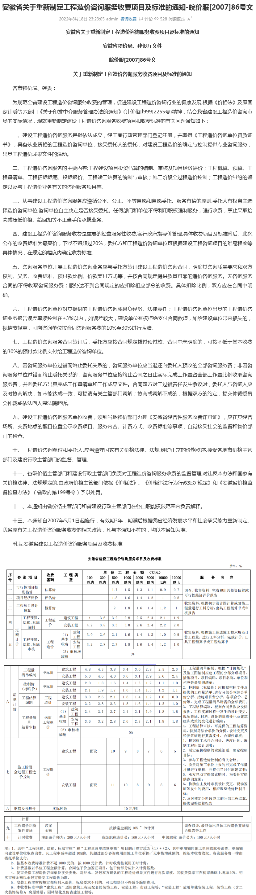 工程造价咨询