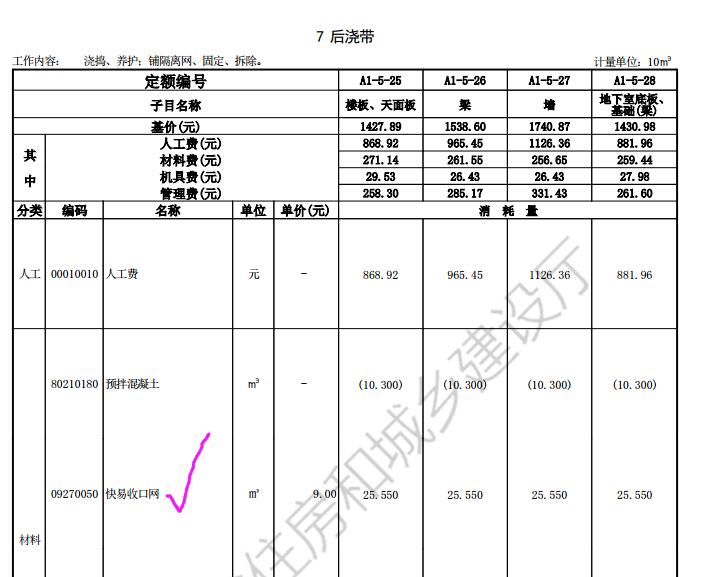 后浇带