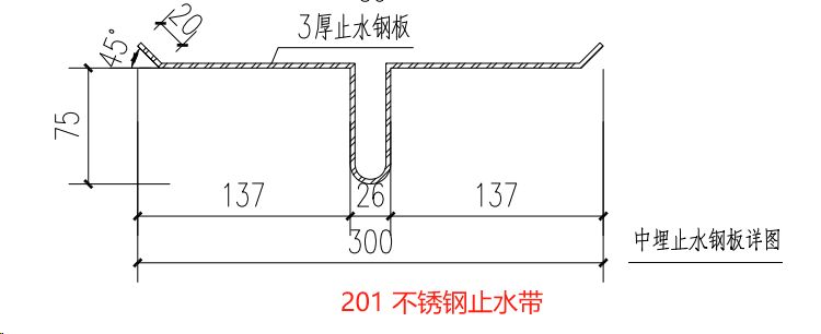 钢板止水