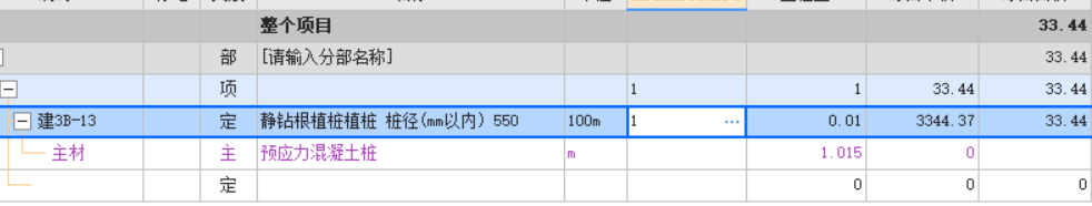 定额