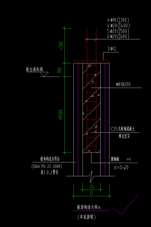 桩头插筋
