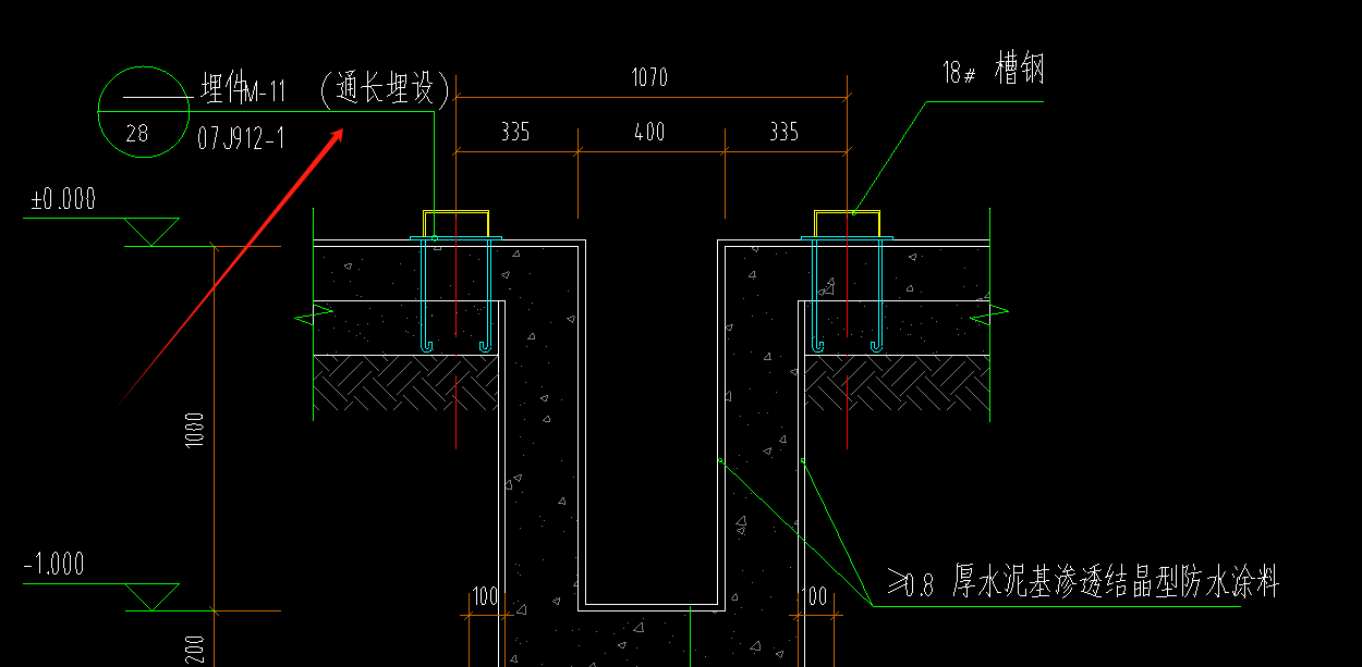 预埋件个数