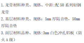 项目特征