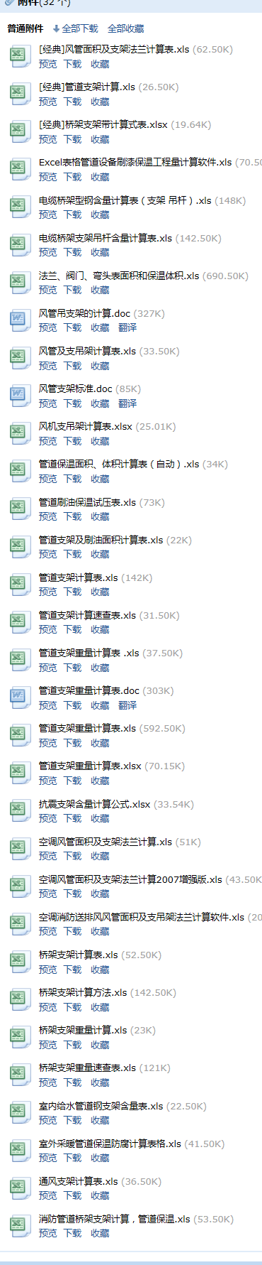 计算表