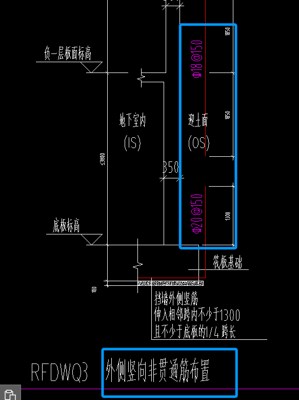 非贯通筋