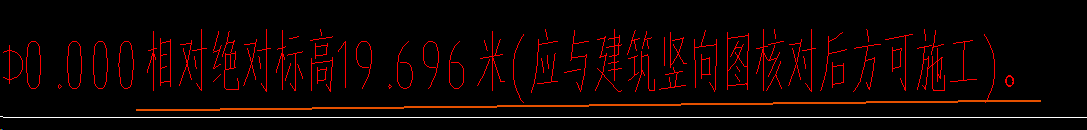 绝对标高