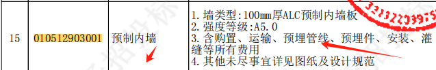 清单描述