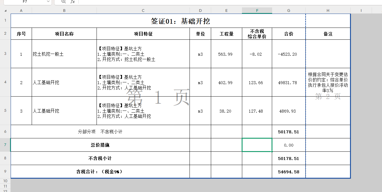 措施费
