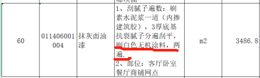 清单漏项