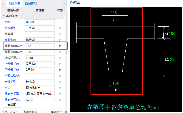 梯形梁