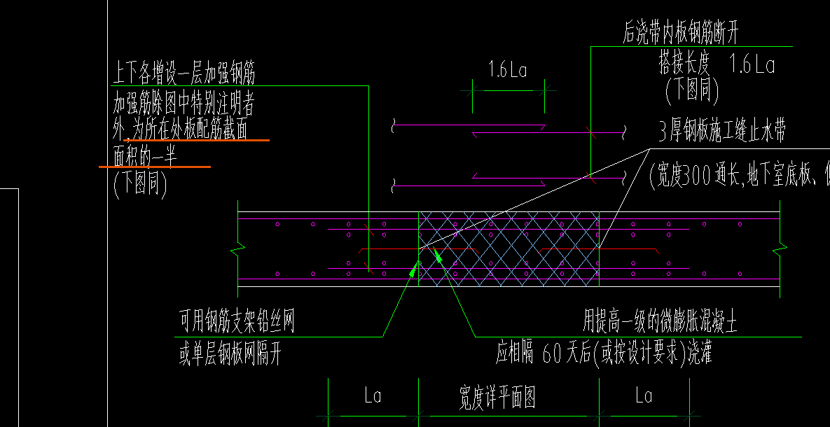 后浇带
