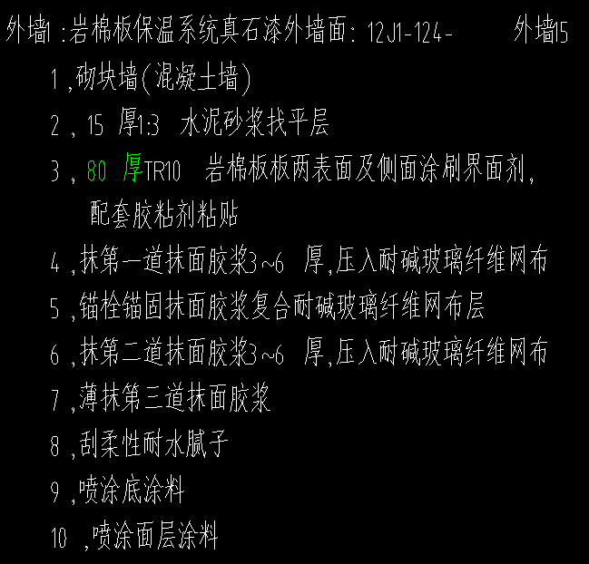 套清单
