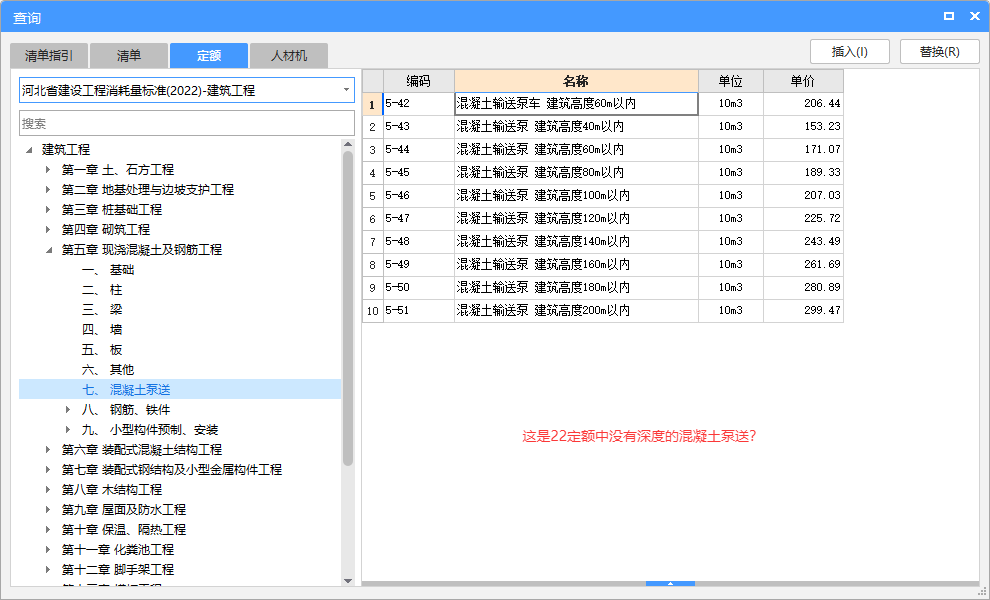 定额说明