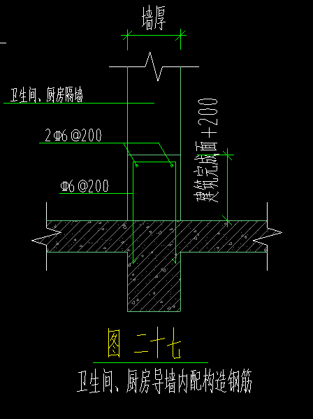 砌体通长筋