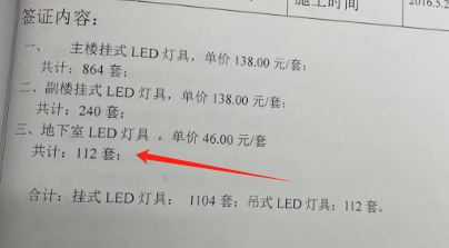 子目单价
