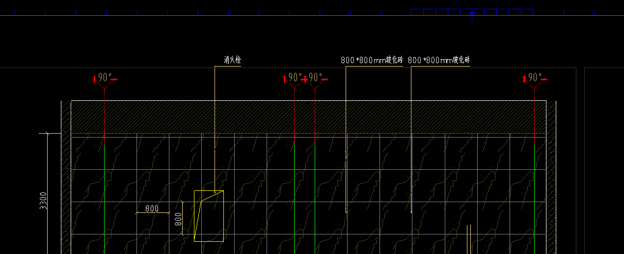 墙上