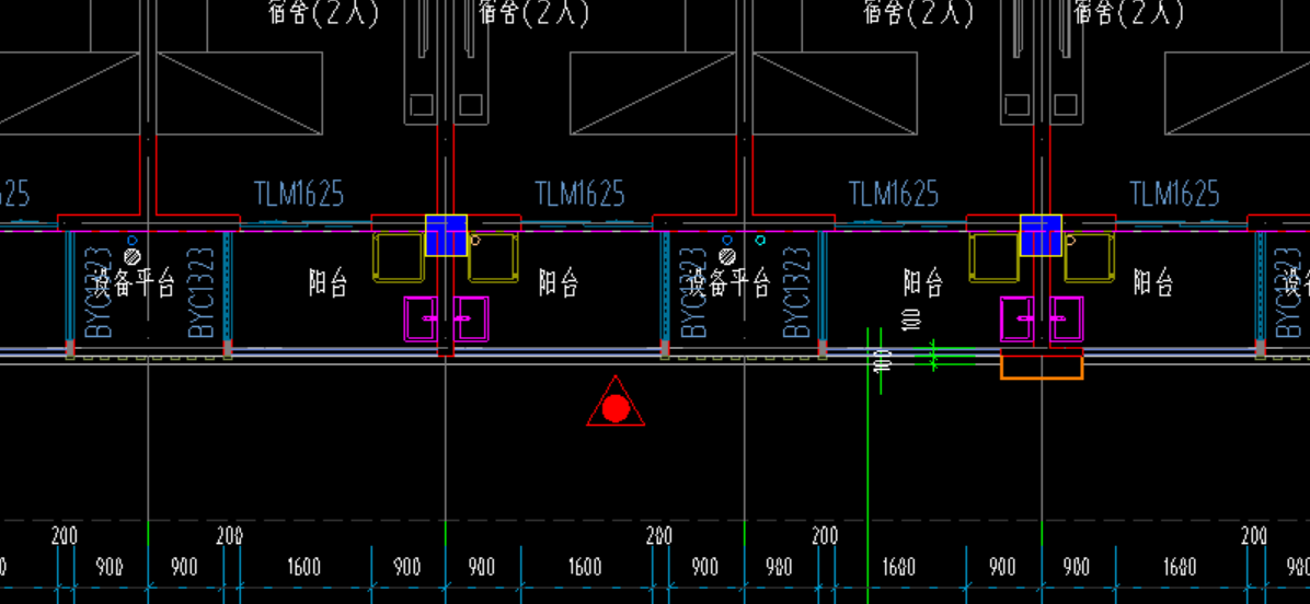 通长布置