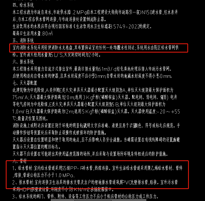 消防水管